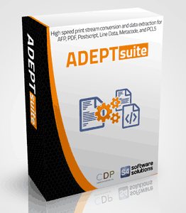 ADEPTsuite Data stream conversion software